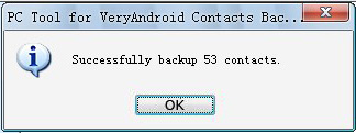 Transfer contacts from previous android to android